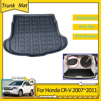 Tappetini per bagagliaio per auto per Honda CR-V CRV CR V MK3 2007 2008 2009 2010 2011 Accessori per bagagliaio da carico Tappetini protettivi EVA Tappeto impermeabile