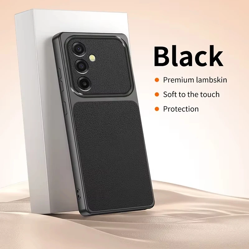 Luxurious Soft Matte Leather Phone Case - Premium Shockproof Cover