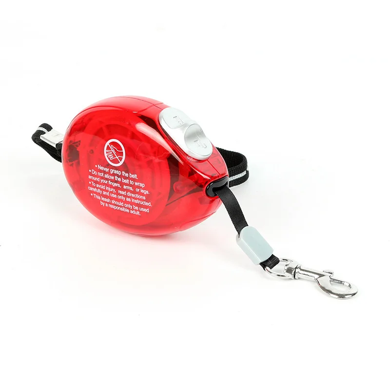 Translucent Pocket Dog Leash Pet Accessories 2.5m Automatic Extending Nylon Mini Walking Leash Pet Supplies for Cats Puppy