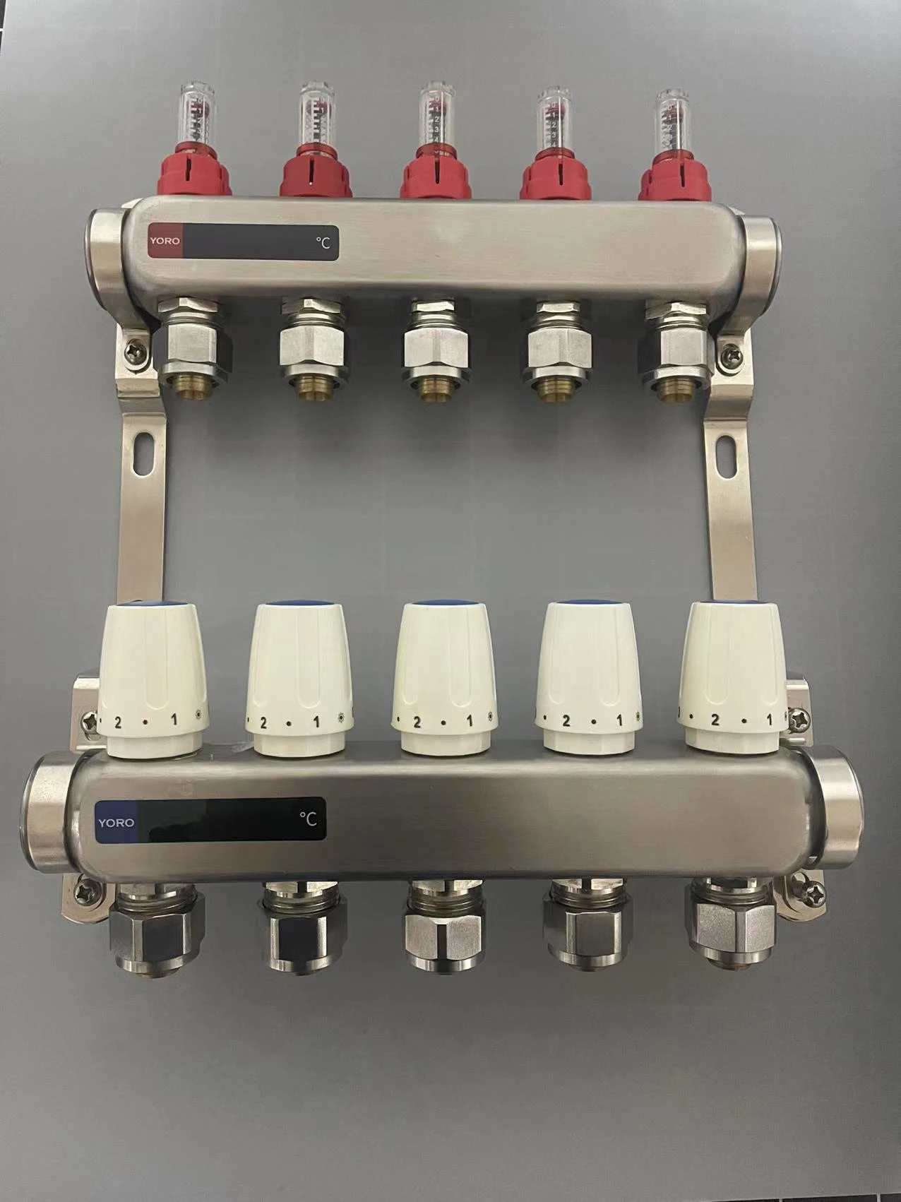 DN25 S304Stainless Steel Distribution Manifold Group With PPR Ball