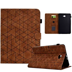 Elegant Flip Wallet Leather Case - Premium Protection for S7 2020 T870 T875 (Brown)