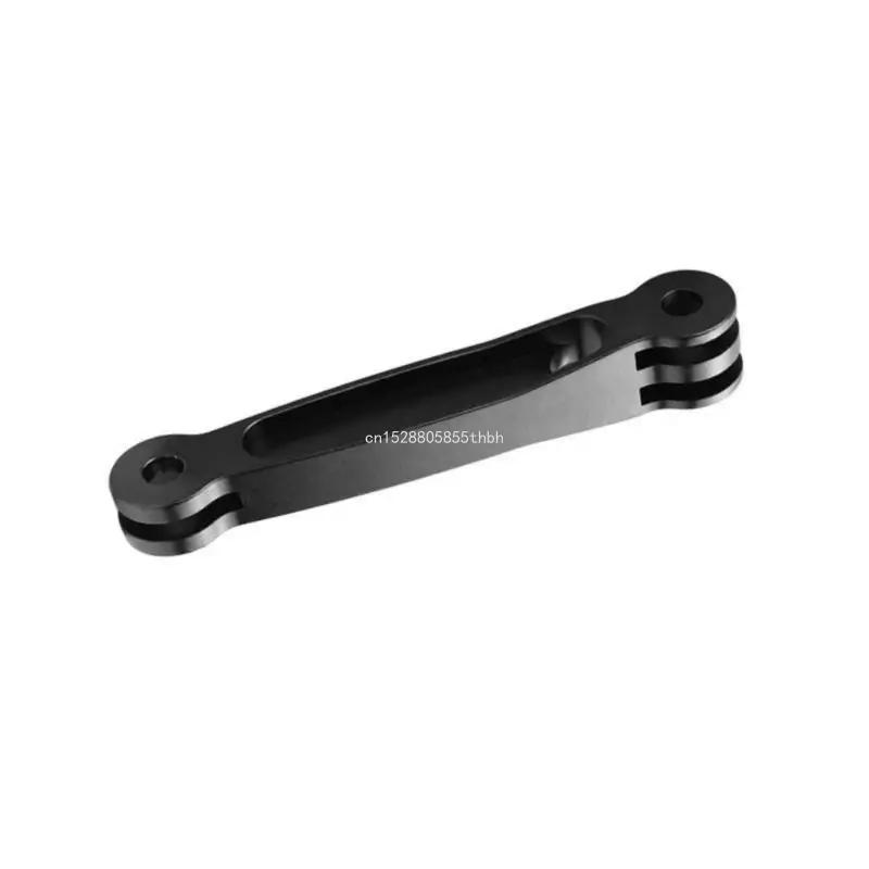Lot de trois Supports Bras d'Extension pour Caméra Action 68/88/108mm en aluminium, posés à plat.