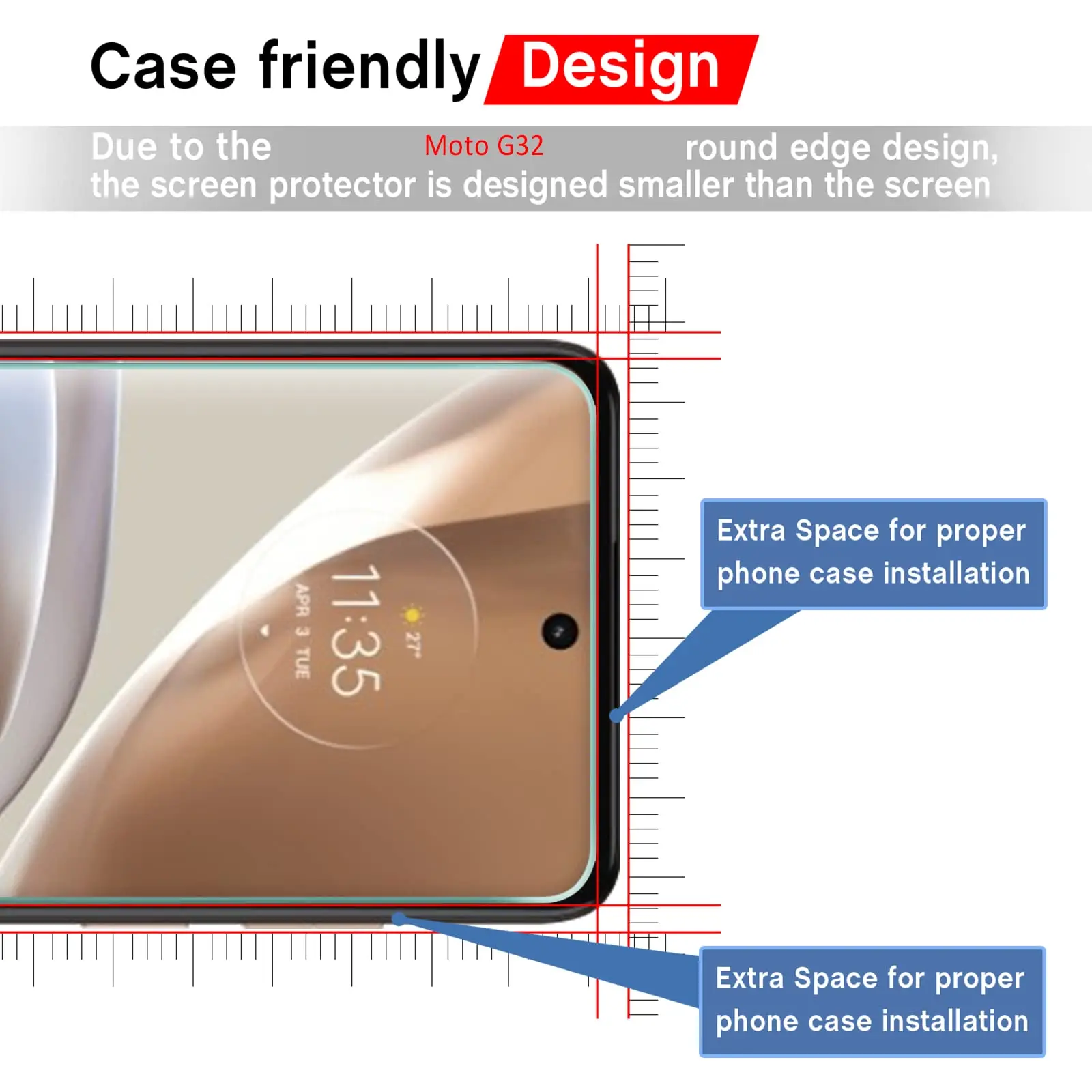 Crystal Mica 9H Tempered Glass Screen Protector - HD Clear, Transparent, Anti-Scratch