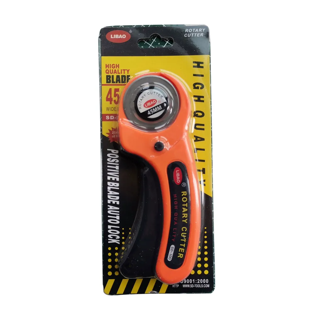 Taglierina Rotante Per Tessuti - 45mm Con 5 Lame Di Ricambio, Sicura E Precisione - Foto 5