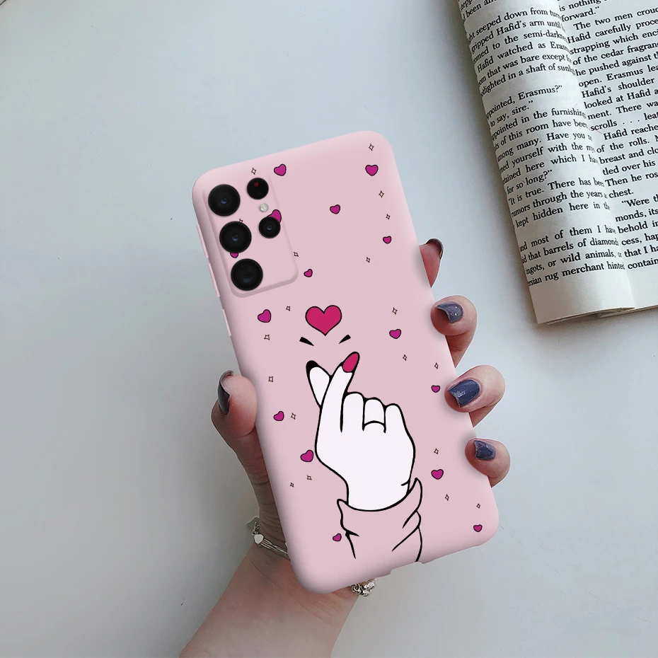 For Samsung S22 Ultra Plus 5G Case Cute Painted Silicone Soft TPU Phone Cover For Samsung Galaxy S22 S 22 Ultra Plus Case Bumper best waterproof phone pouch