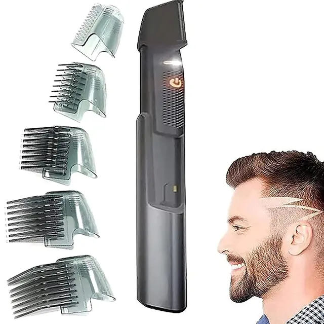5-In-1 Multifunctional Electric Hair Clipper Men's Retractable Shaver for Beard, Hair, Body and Face Trimmer USB Rechargeable 1