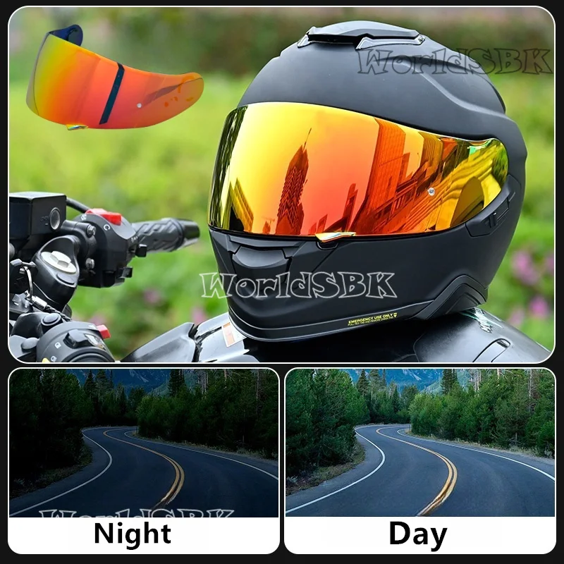 Helmvisier für SHOEI GT Air Neotec CNS-1 TC-5 TC-9 GT Air 2 Helmschild UV-Schnitt Casco Moto Gesichtsschutz Visera Windschutzscheibe – Detail 18