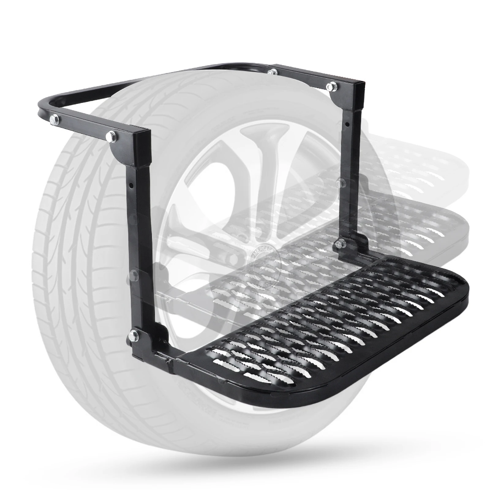 UniversalAdjustableWheelTireStepsForCamperTruckSUVRVMPVCar