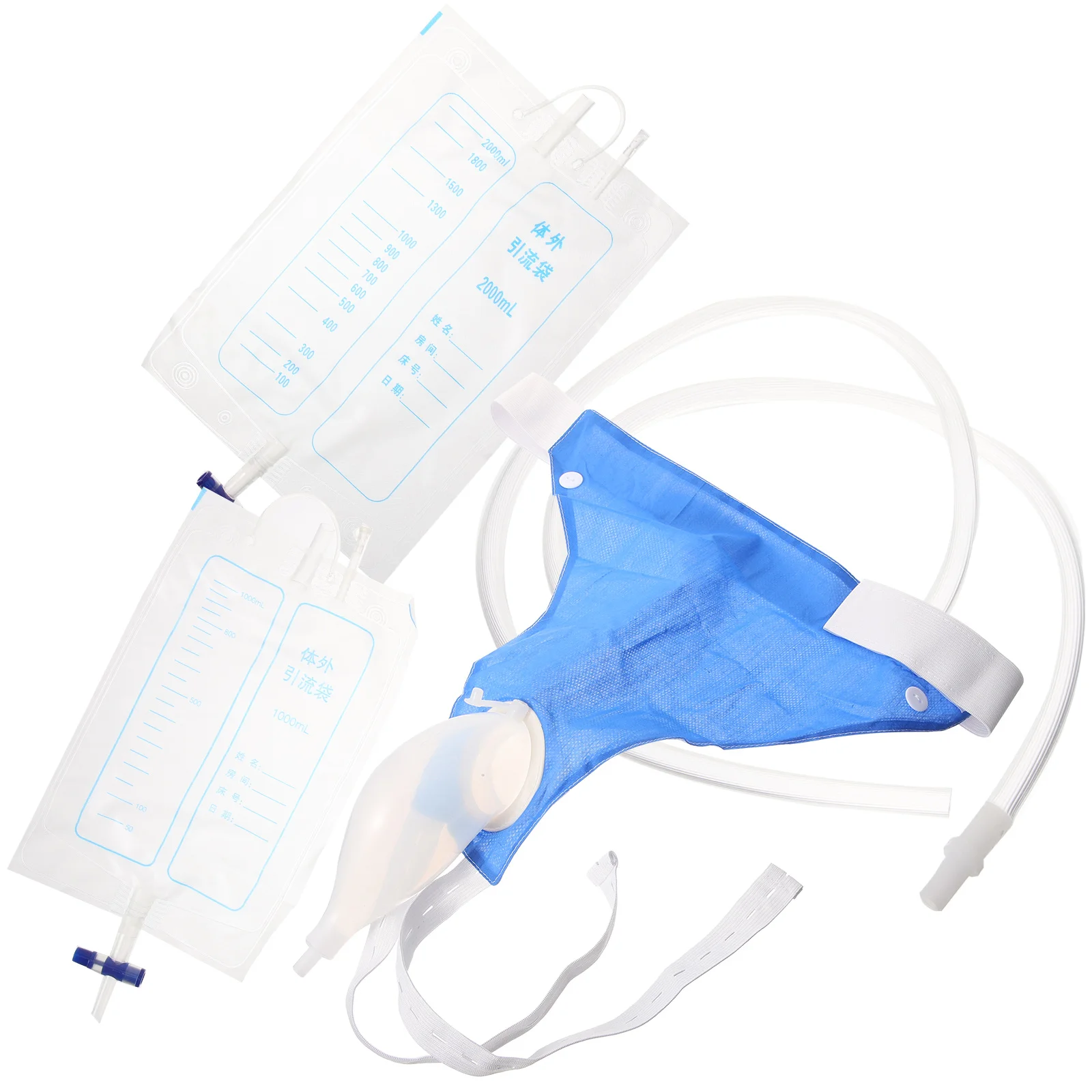 

Urinary Catheter Reusable Urine Bag Long Drainage Postoperation Supply Silica Gel Patient Man