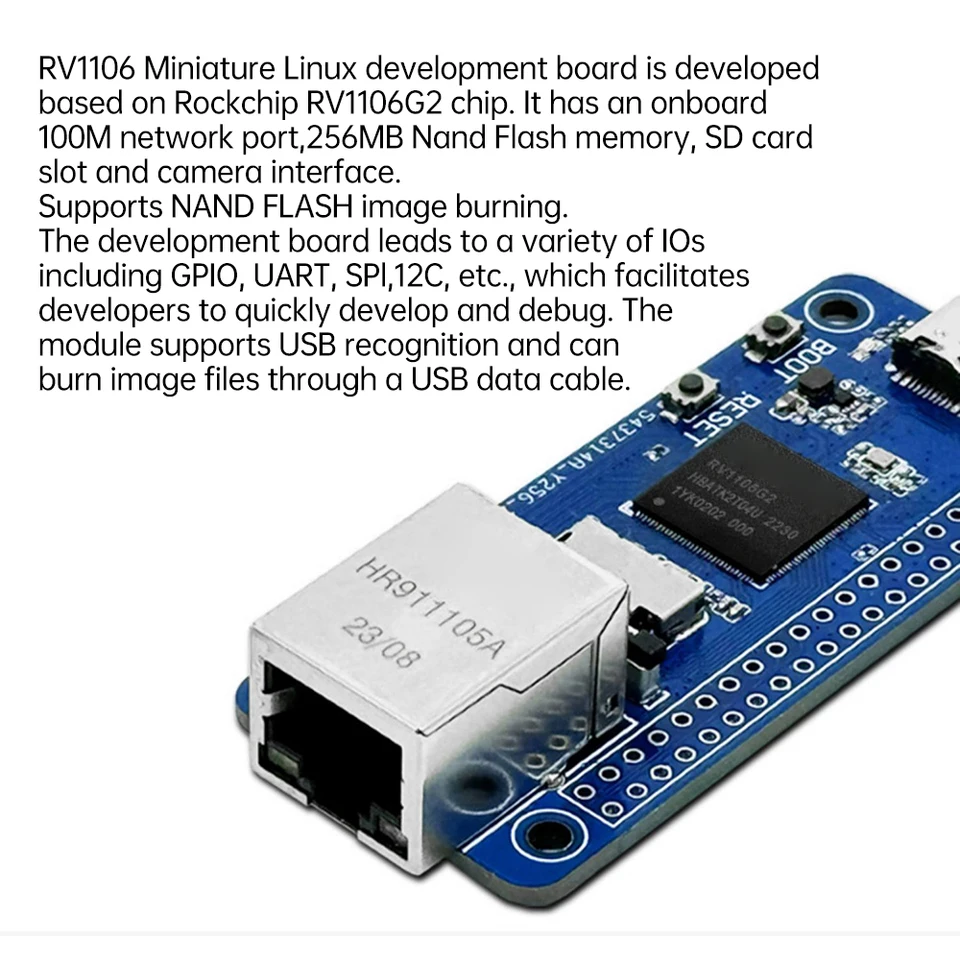 RV1106 Mini Linux Development Board LCPI Rockchip RISC-V
