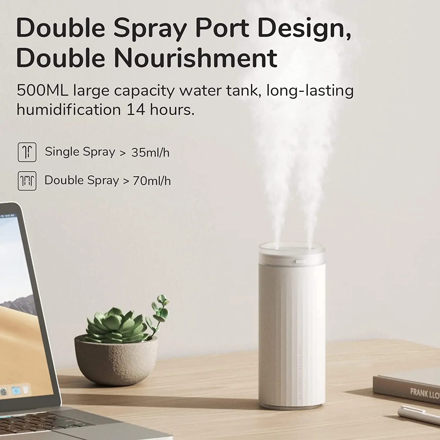 Portable Cool Mist Humidifier 300ml USB with 7 Color LED Night Light  Desktop Humidifiers for Car Office Home Travel - AliExpress