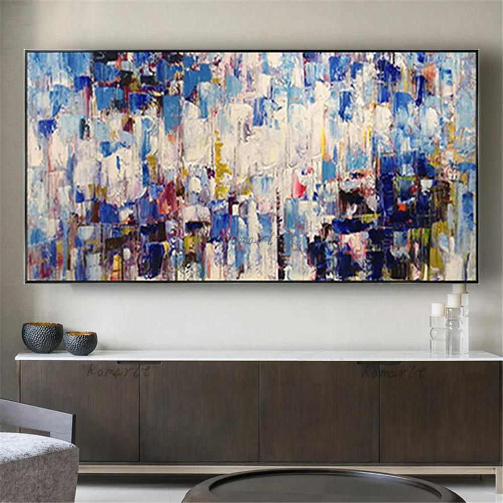 

100% Handmade Decor Oil Painting On Canvas Modern Abstract Wall Art Picture For Home Living Room Bedroom Porch Sofa Hanging Trim