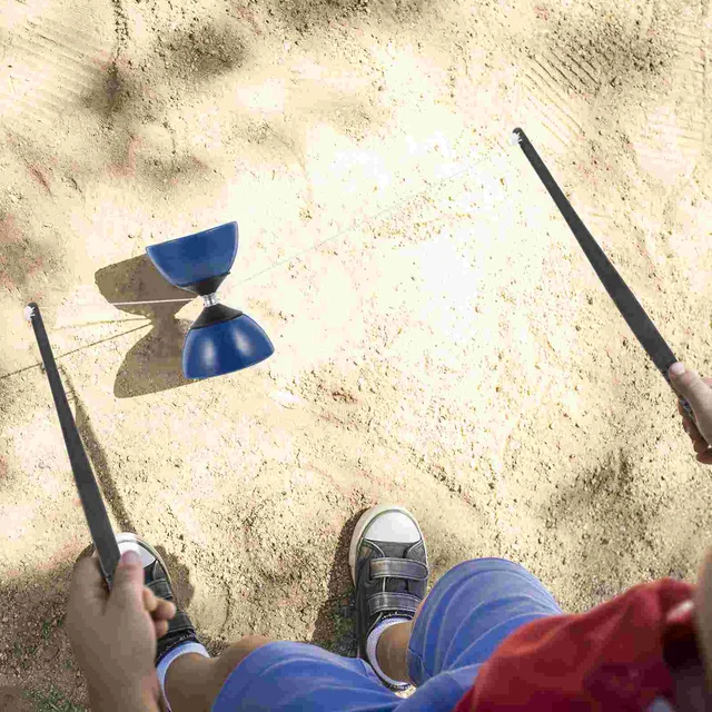 Yoyo with Stick Unresponsive Juggling Rayan Kids Shutter Chinese Yo-Yo Diabolo Large 6