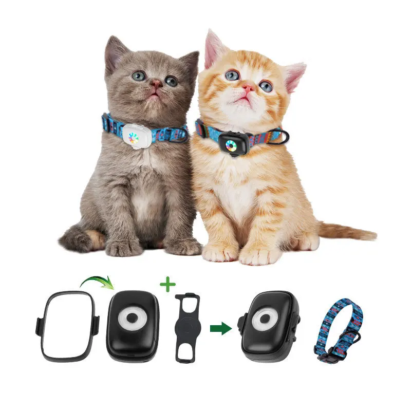 4G Pet GPS Tracker Waterproof Dog Cat GPS Collar Two Way Call Animal Locator Geo-Fence SOS Alarm Voice Tracking Free Website APP