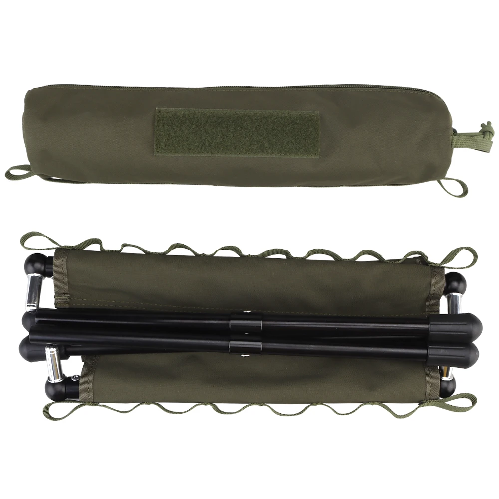 Tabouret pliable tactique en alliage aluminium léger pour chasse, camping, pêche et équipement randonnée