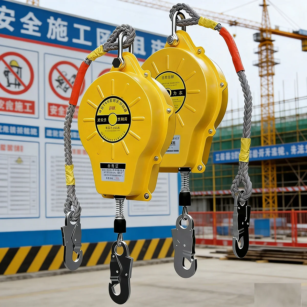 Automatischer Einziehbarer Fallschutz 150-300kg Traglast Industrieller Sicherheits-Fallschutzapparat für Höhenarbeiten