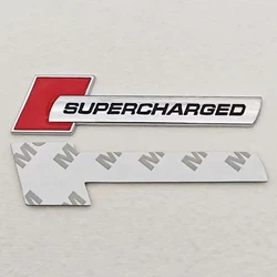 Universal Car Sport Emblem Badge Decals Stickers (Red Silver Black)