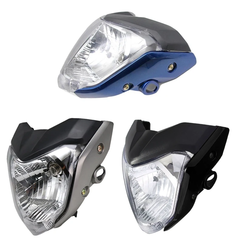 

AU05 -Motorcycle Headlight Head Light With Bulb Bracket Assembly For Yamaha FZ16 YS150 FZER150 Head Lamp Light