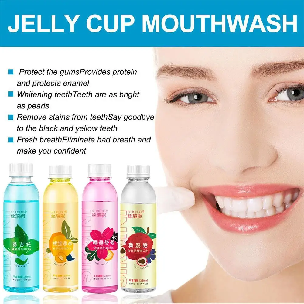 

Mouthwash, Natural Daily Dental Hygiene For Healthy Gums, Fresh Breath, Mint Taste, Sugar Free, Propolis, Xylitol