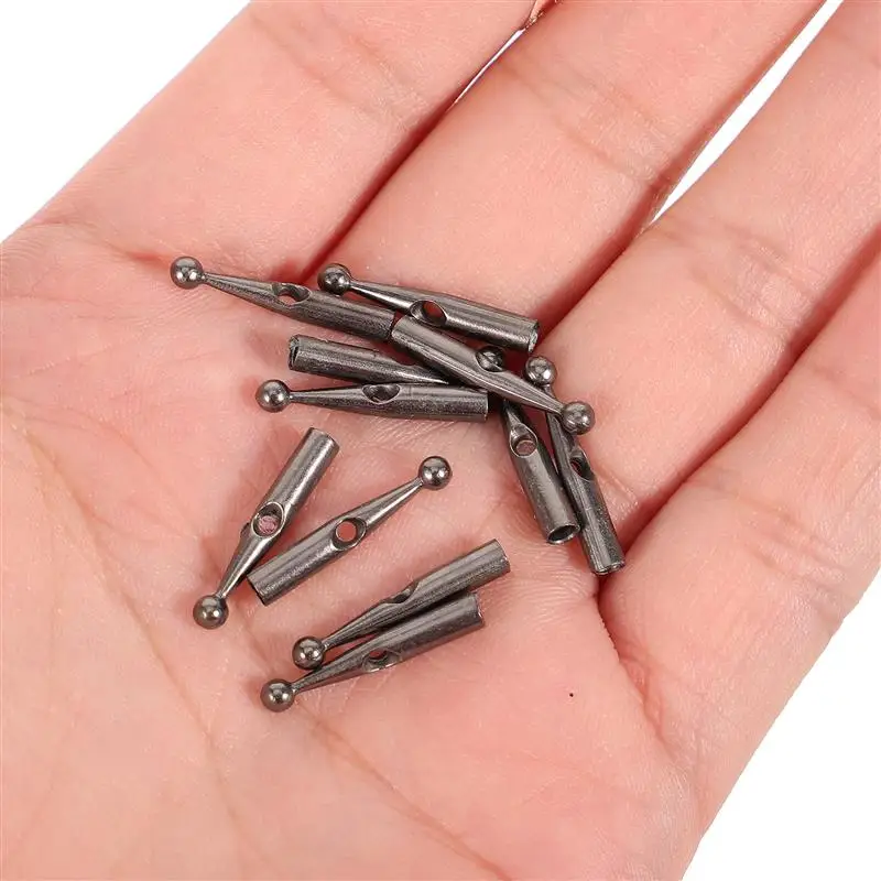 10pcs Metal Umbrella Beads Foldable Umbrella Tail Beads Replacement Umbrella Tail Beads Metal Umbrella Bone Covers