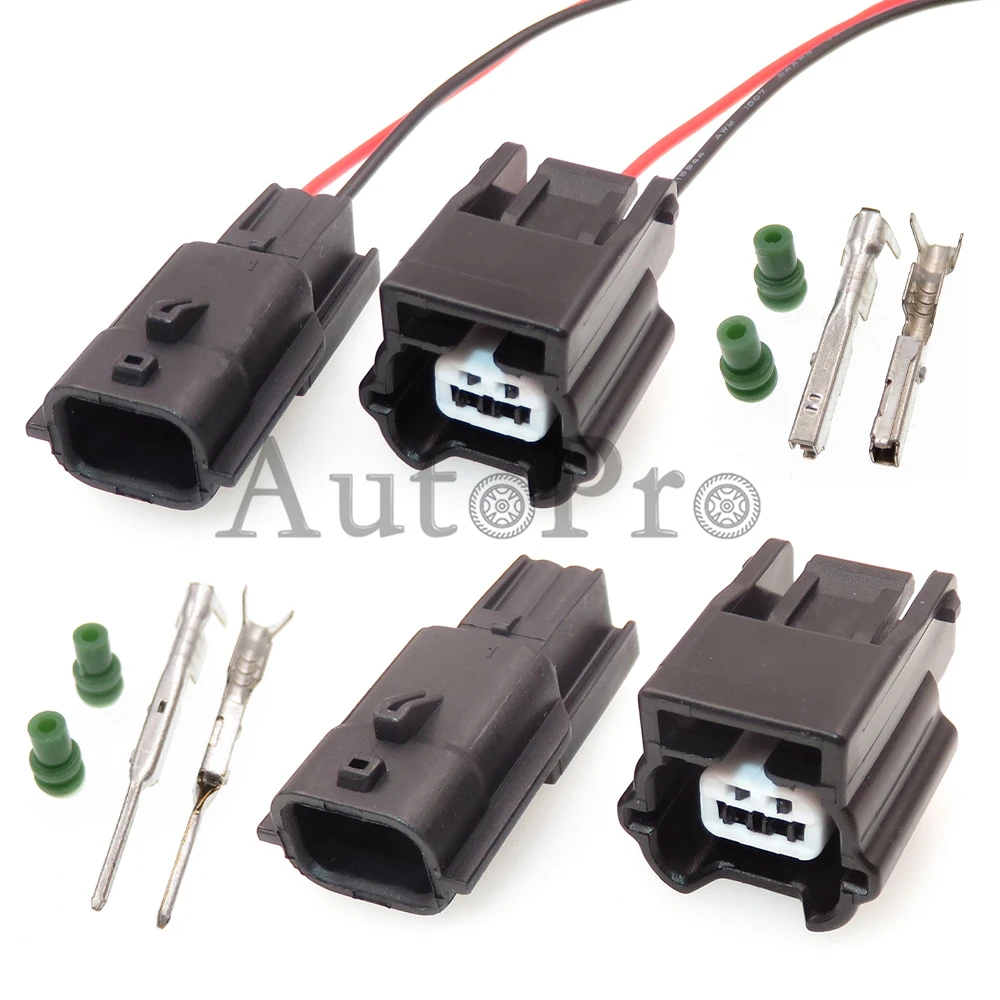 

1 Set 2 Hole 90980-38851 7282-8851-30 7283-8851-30 Auto Cable Connector Car ABS Starter Plastic Housing Sealed Socket For Nissan