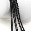 Natural Black Spinel Faceted Round / Cube / Rondelle Beads 2mm,3mm,4mm,1x2mm,2x3mm,Fine Jewelry Making 4