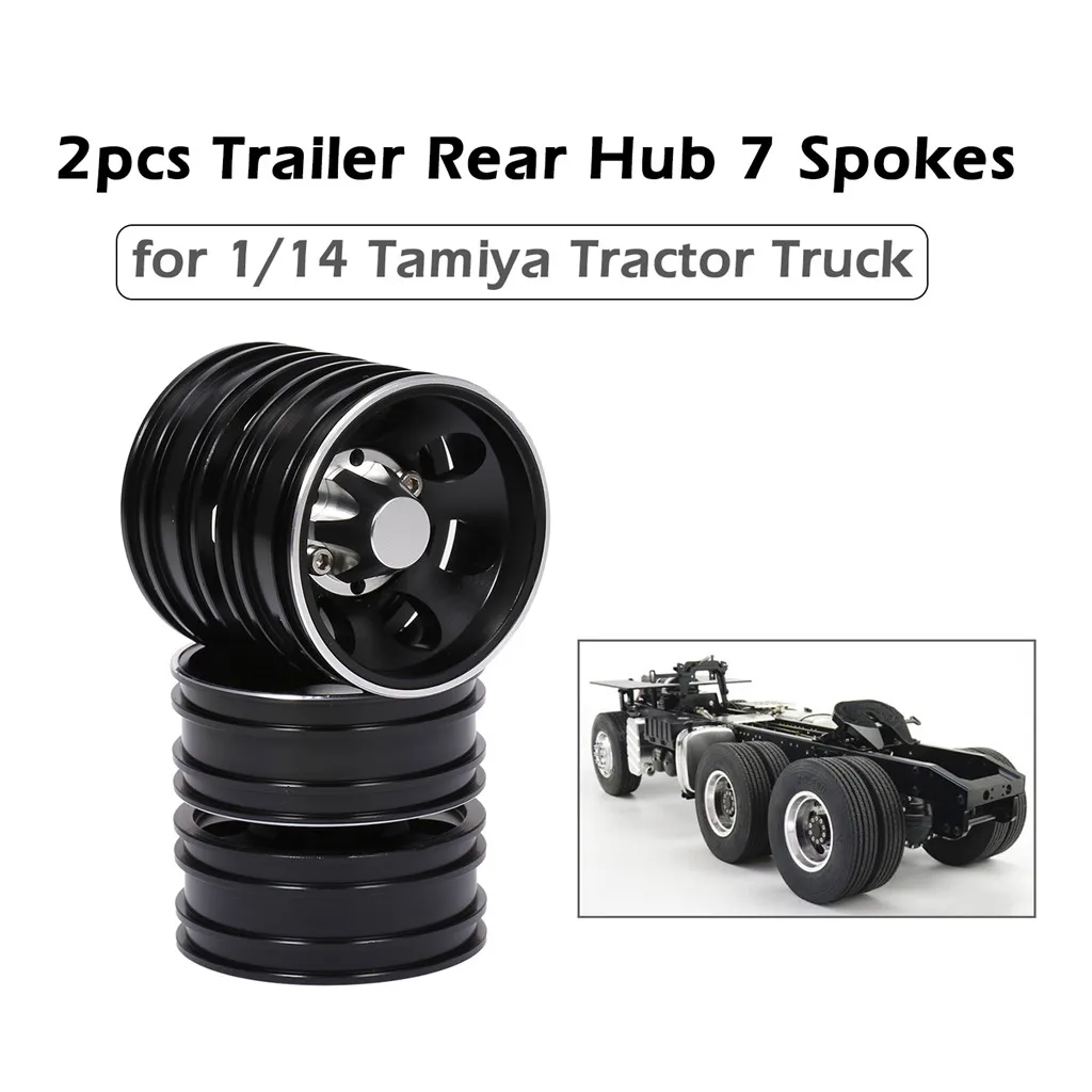 

Задний Радиоуправляемый прицеп для тягача Tamiya, из алюминиевого сплава
