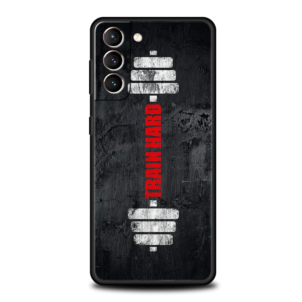 Barbell Deadlift Fitness Silicone Phone Case Cover
