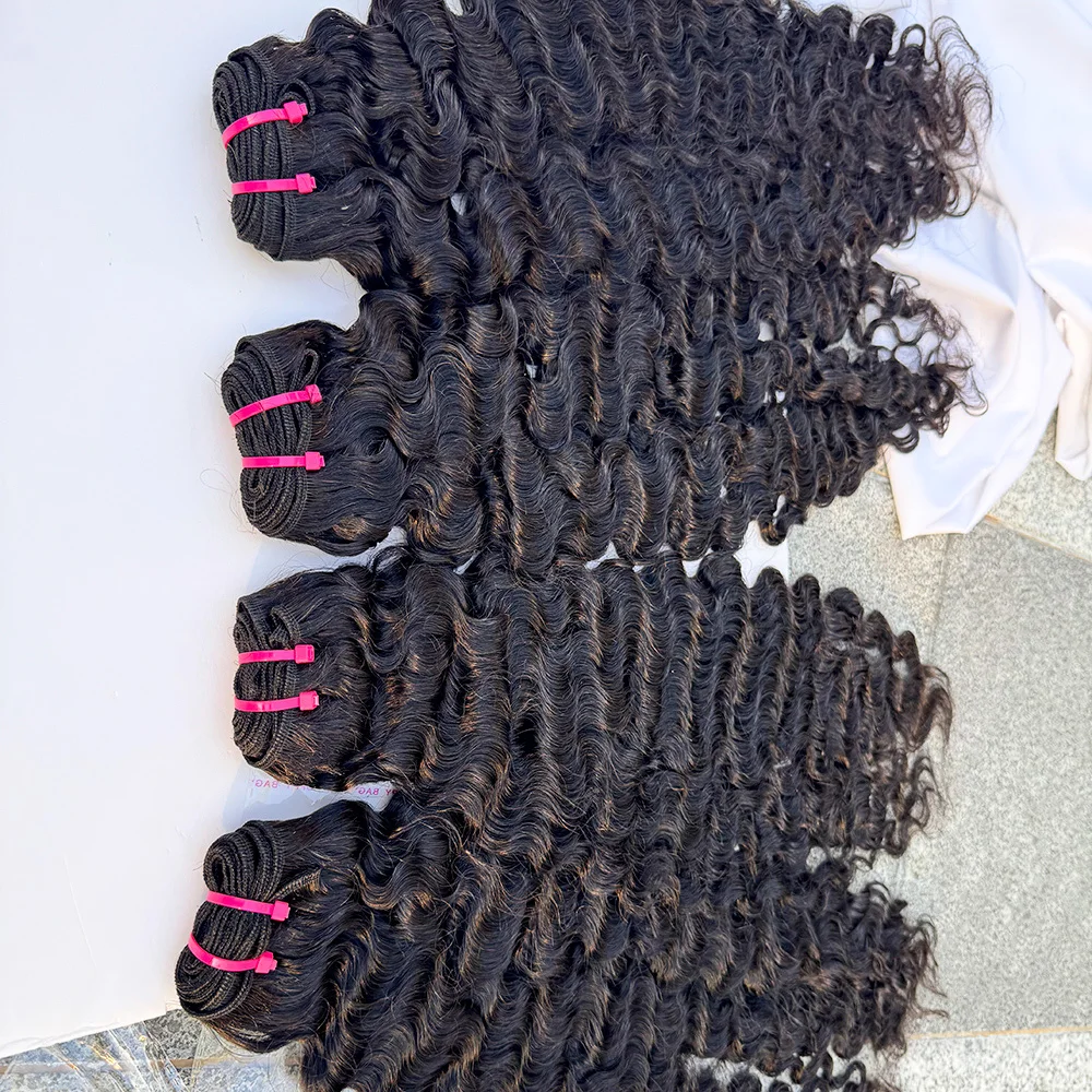 Burmese Curly 100% Human Hair Natural Color Bundles Weave Curly Human Hair Bundles Hair Extension for Black Women 100g/Bundle