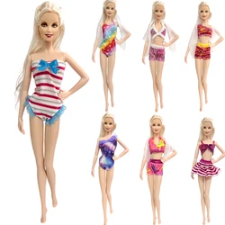 1 Pcs Fashion Swimsuit Bikini Underwear Dress Summer Outfit Swimwear Beach Bathing Clothes for Barbie Doll Accessories JJ
