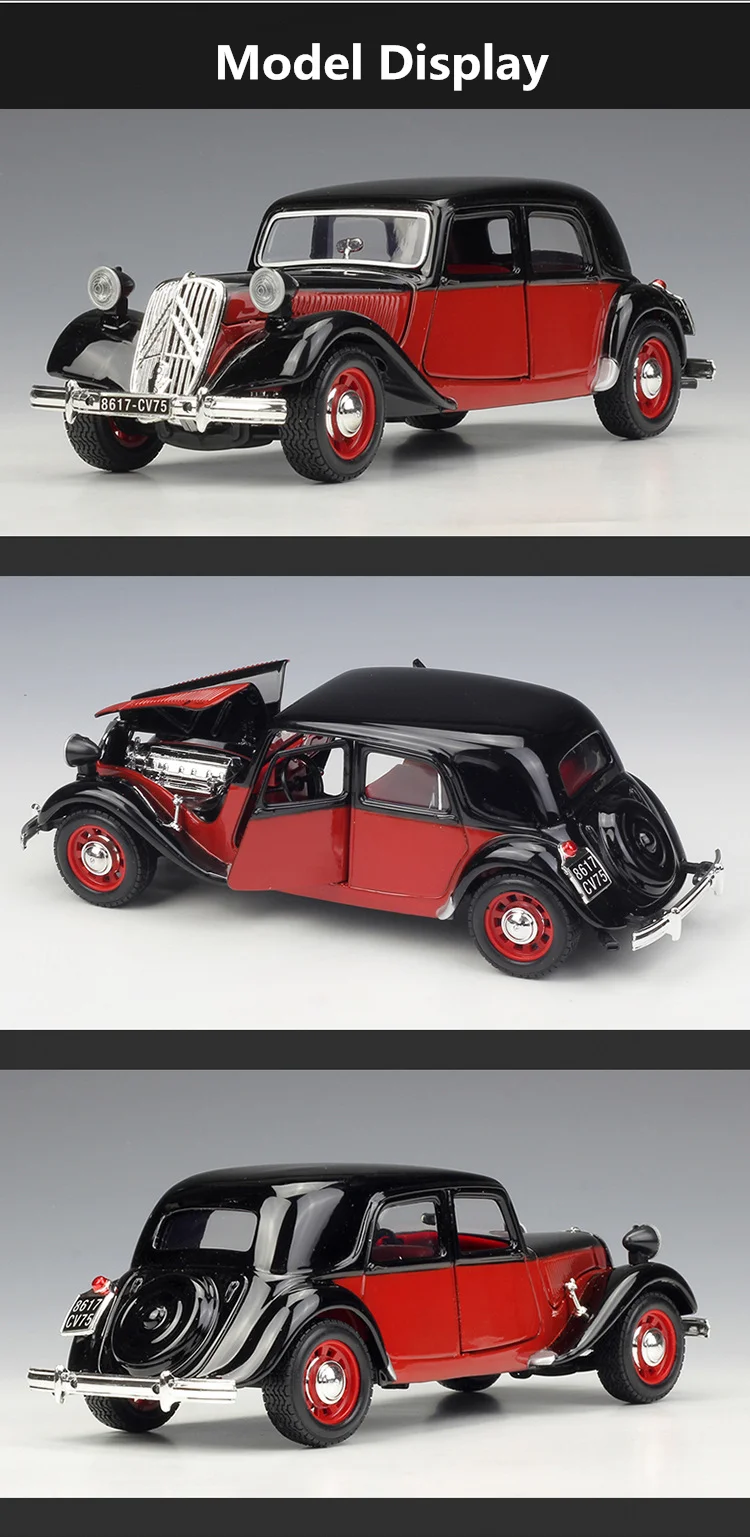 Bburago Citroën 15cv TA (1938) 1:24(黒) Bburago Citroen 15CV TA 1938 Black Burago In Box 1:24 | eBay
