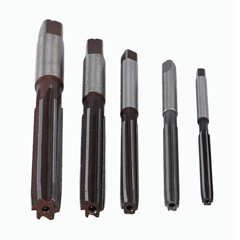 

20Pcs Flutes Hand Reamers Set H8 Chucking Straight Shank Hand Reamers Set 4Mm/5Mm/6Mm/8Mm/10Mm