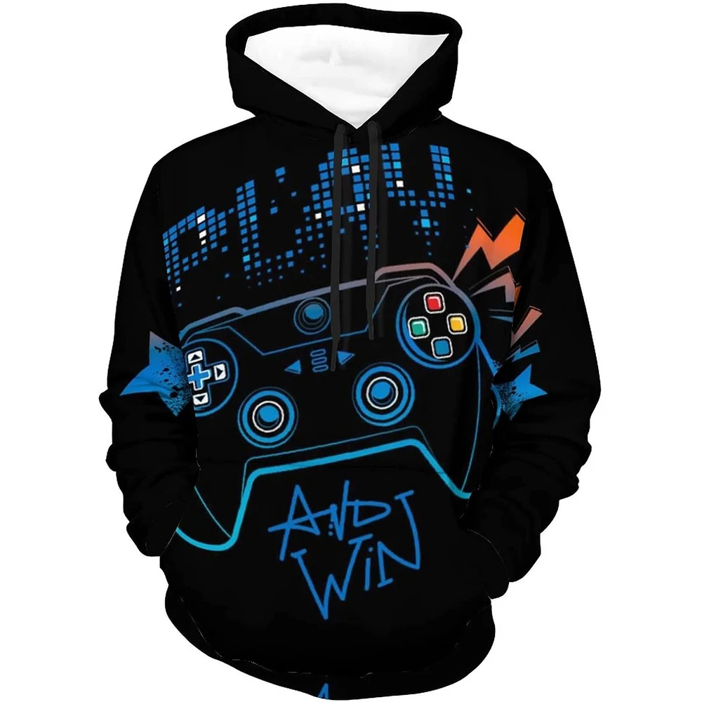 

Street Trend Novel Skull Print 3D Digital Casual Sports Hoodie Men's Handsome Versatile Hoodie Sweater