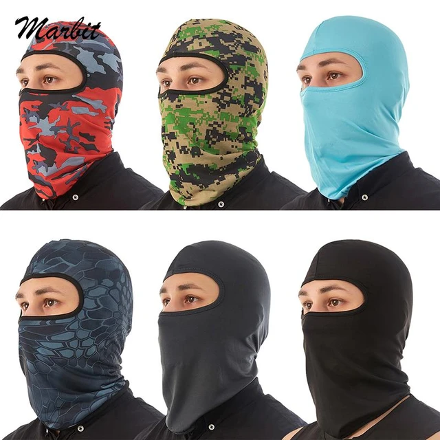 Masque facial de moto à couverture complète, cagoule de cyclisme, chapeau  en Lycra, Ski en plein air, cache-cou, respirant, chauffant, casque pour  hommes - AliExpress
