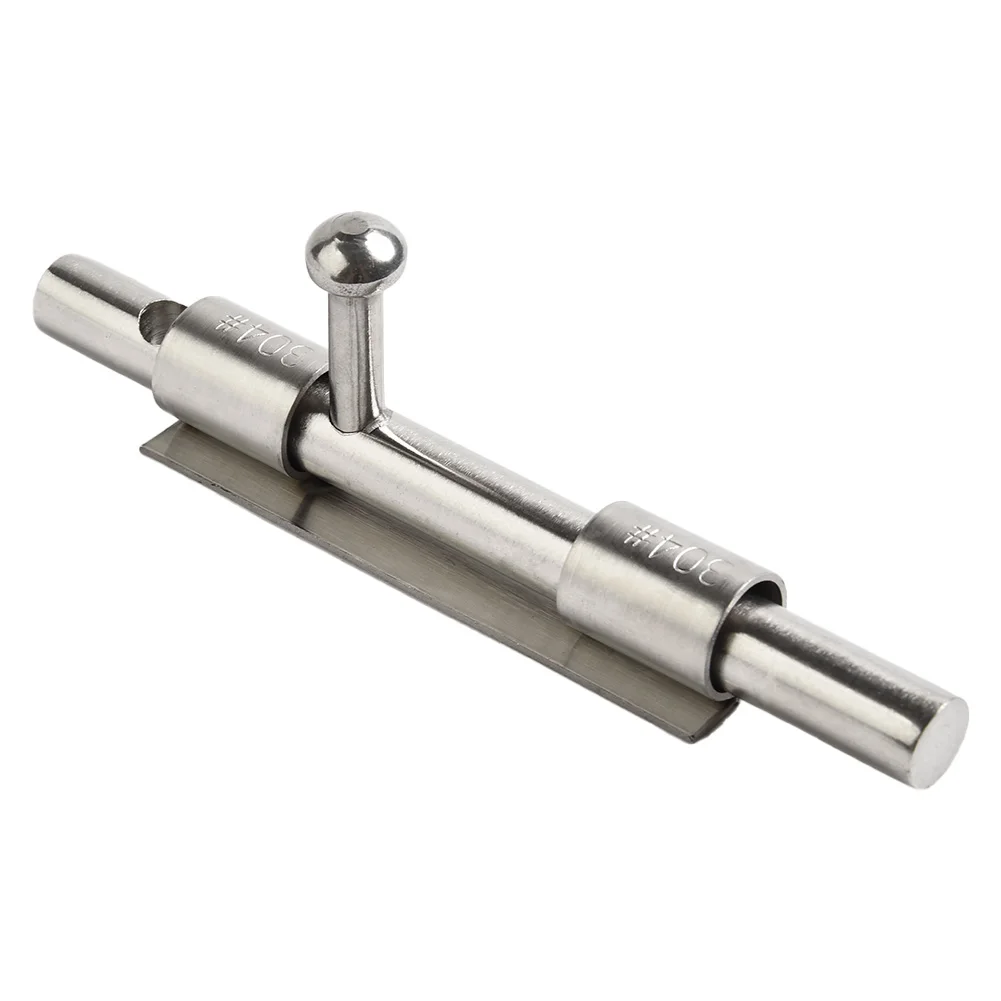 Description Picture 2 of item1Pcs 8 Inch Stainless Steel Door Latch Sliding Lock Bolt Latch Hasp Staple Gate Safety Lock Home Improvement Hardware