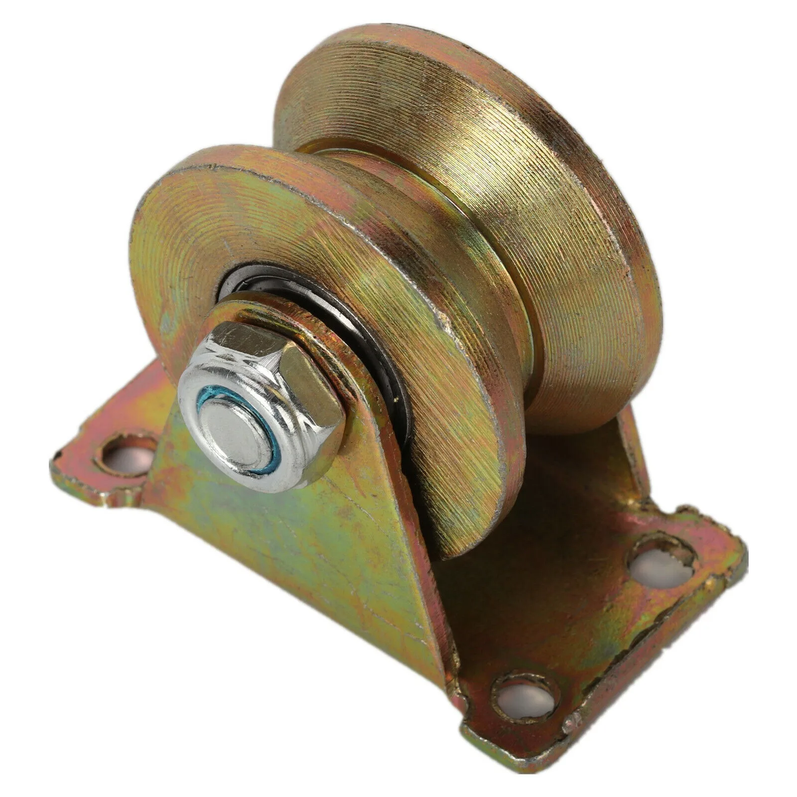 US Sliding door casters are suitable for V-track 2-inch V-groove wheel 4-piece steel roller - 4
