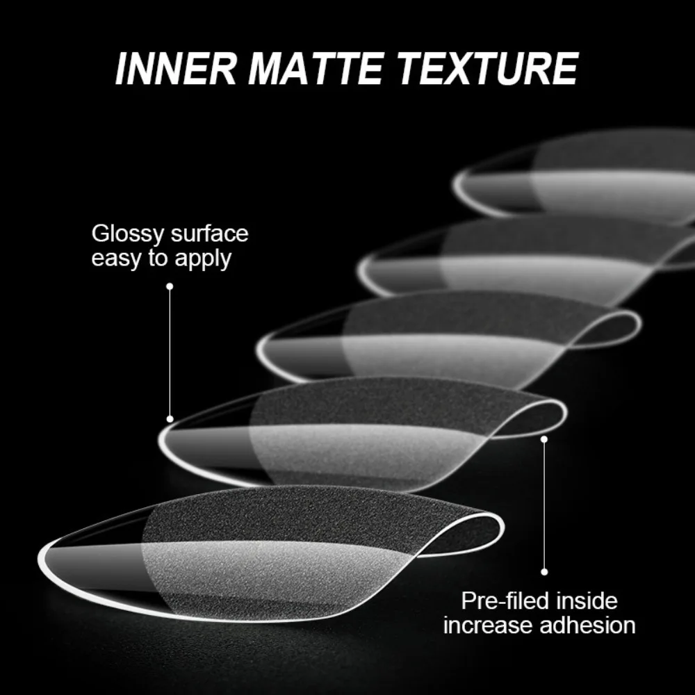 600pcs Ultra-Thin Short Nail Tips No-Trace Clear Extension Half Cover False Tips Short Square Coffin Almond Shape False Nails