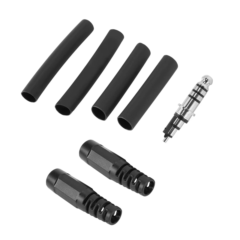 

10X Replacement Helicopter Plug Headset Adapter U-174 / U Type A Solder For David Clark Helicopter Headset