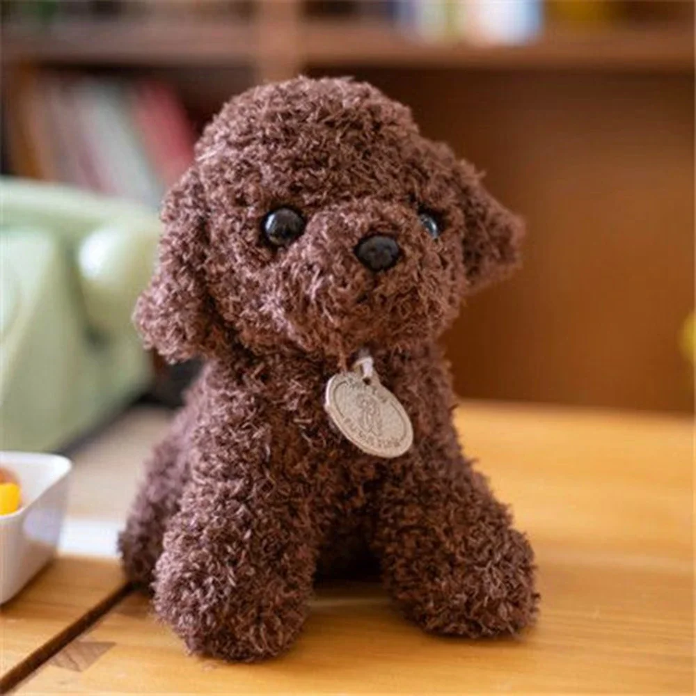 Süßes Teddy Plüschhund Spielzeug Mit Locken Als Kindergeschenk_voghion.com