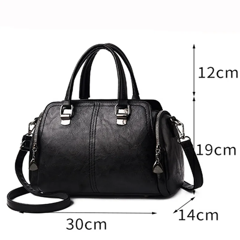 Leather Handbag Women Handbags Crossbody Bags Tilorraine women's bag new fashion handbag large capacity soft leather mother shoulder crossbody bags shoulder Bag