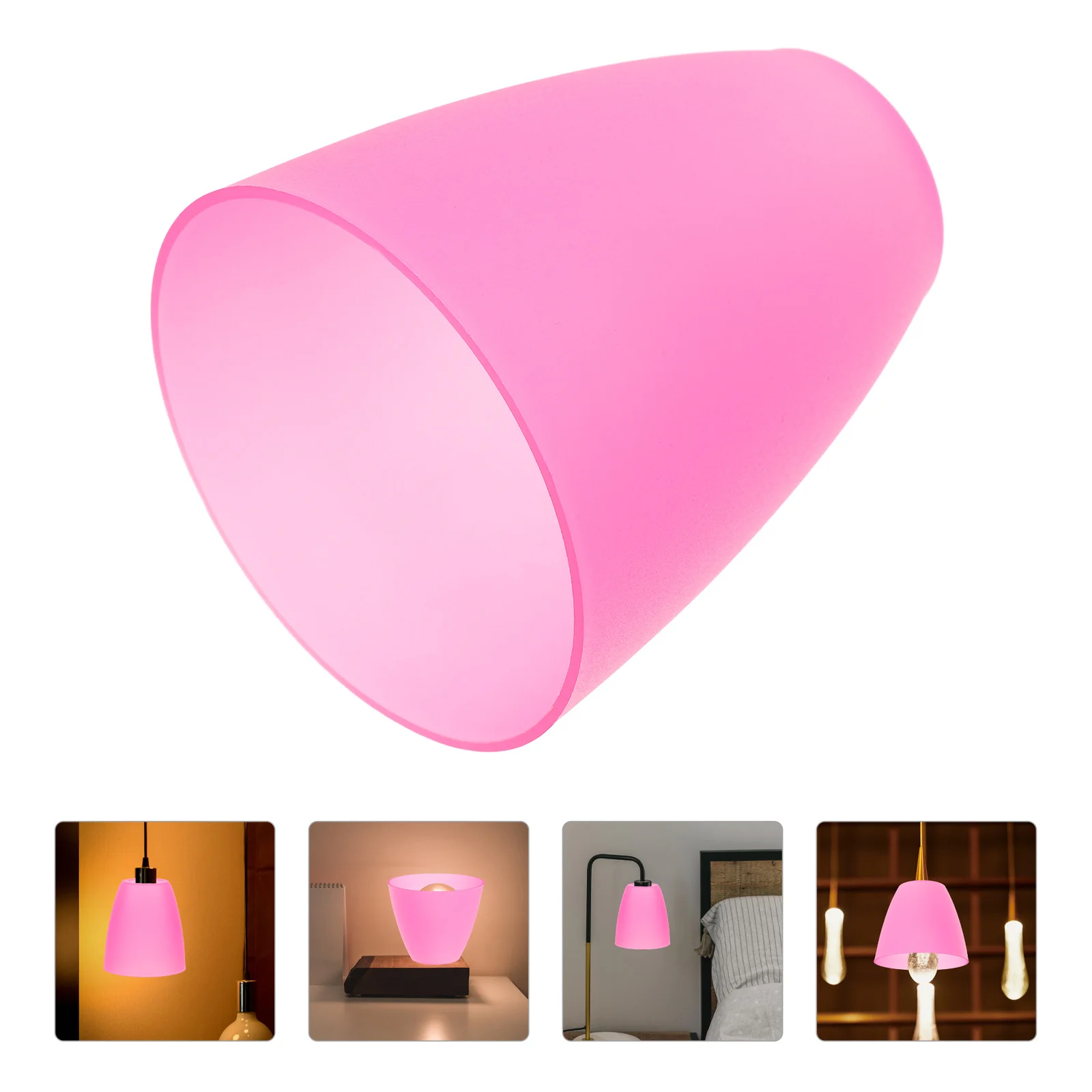 

2Pcs Lampshade Replacement Plastic Lamp Cover Ceiling Lamp Shade Desktop Lamp Cover