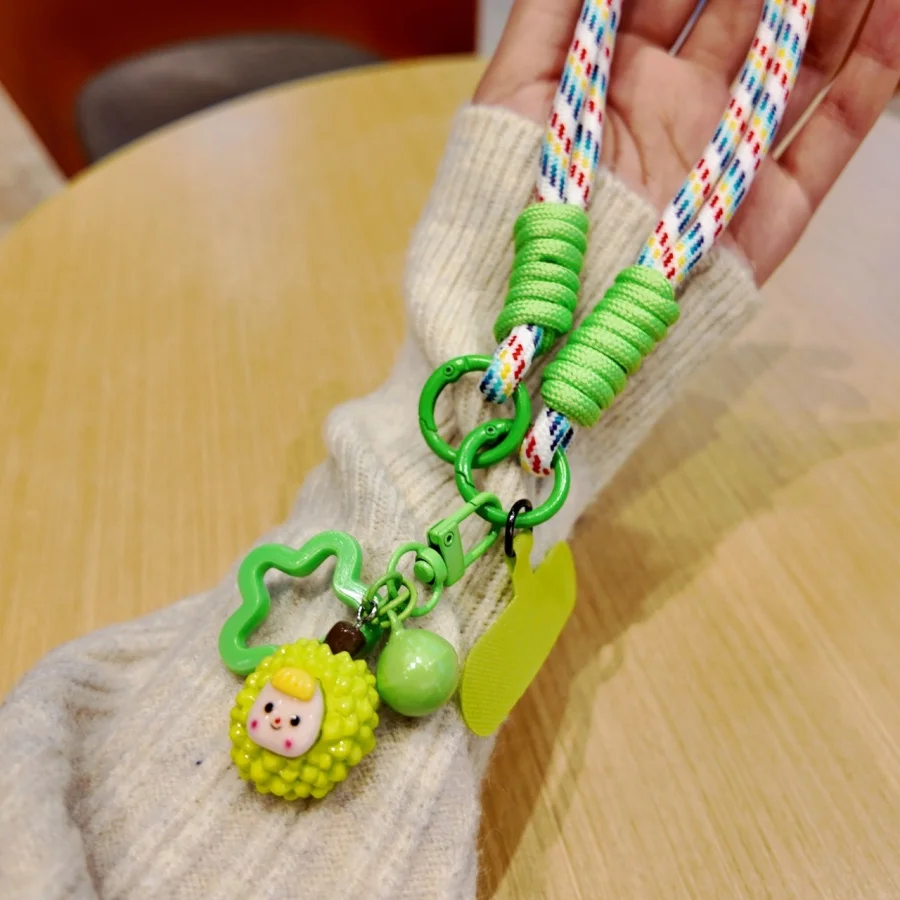 Colorful Cartoon Fruit Phone Case Chain with Anti-Lost Handheld Strap