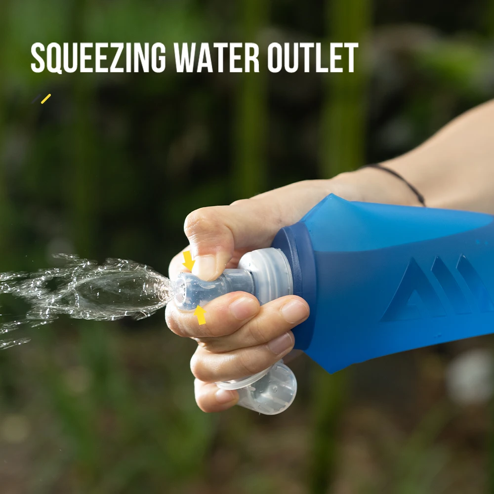 AONIJIE SD31 250ml / 500ml Soft Flask Collapsible Foldable TPU Water Bottles for Outdoor Sports Hydration Running Hiking Cycling sports water bottle,sports water bag