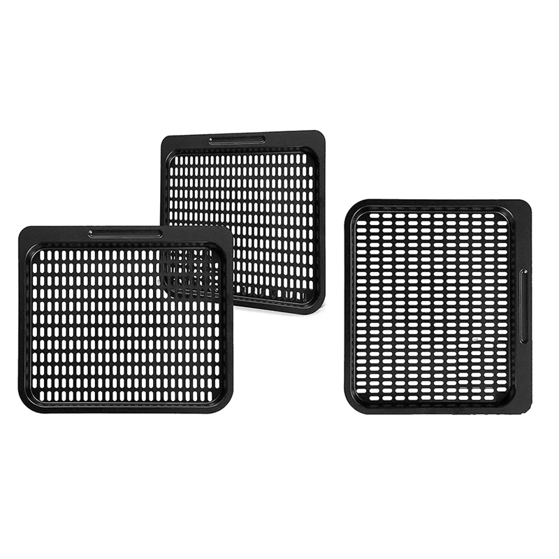 

3PCS Cooking Tray Accessory 10 QT Mesh Cooking Rack Air Fryer Accessories , Air Fryer Oven, Dishwasher Safe (10 QT)