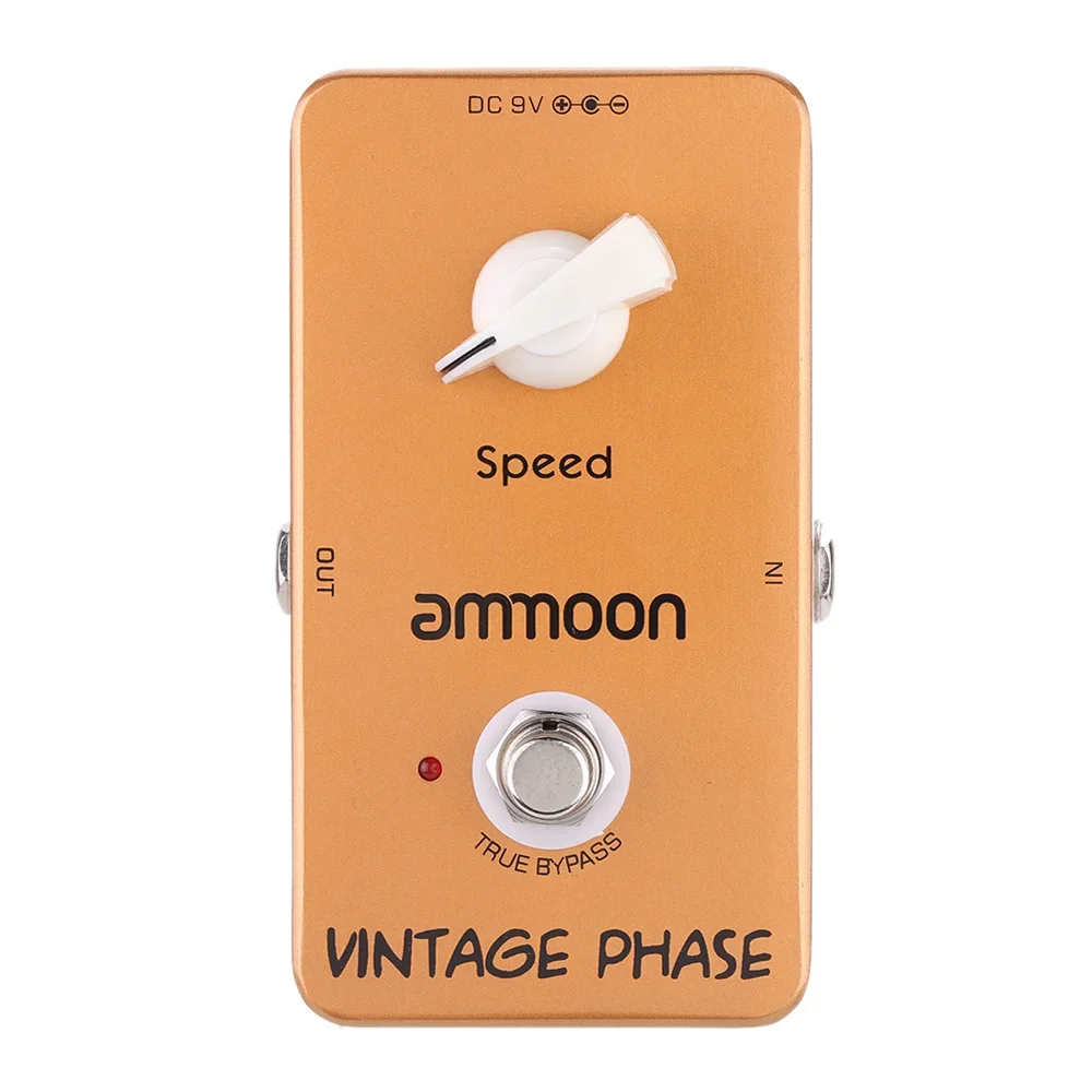 

Ammoon AP-03 Phaser, педаль для гитары, винтажная фазовая педаль для гитарного эффекта, запасные части и аксессуары для гитары True Bypass