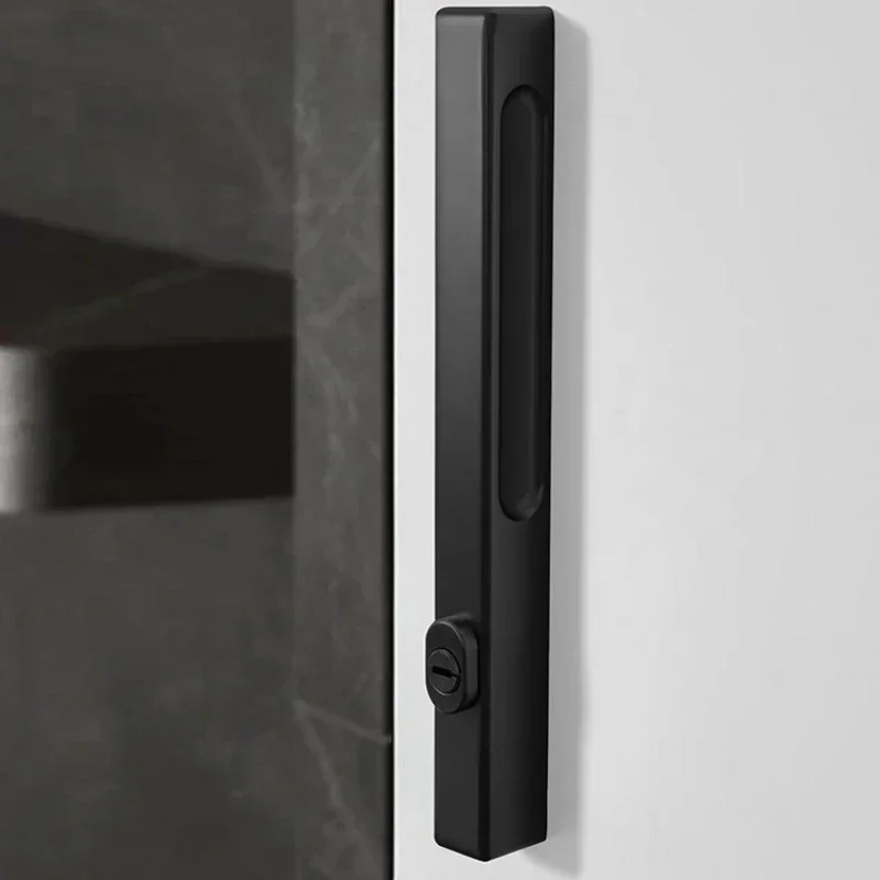 

Magnetic suction door lock, simple indoor bedroom, silent room door lock, Nordic bathroom, modern solid wood door lock
