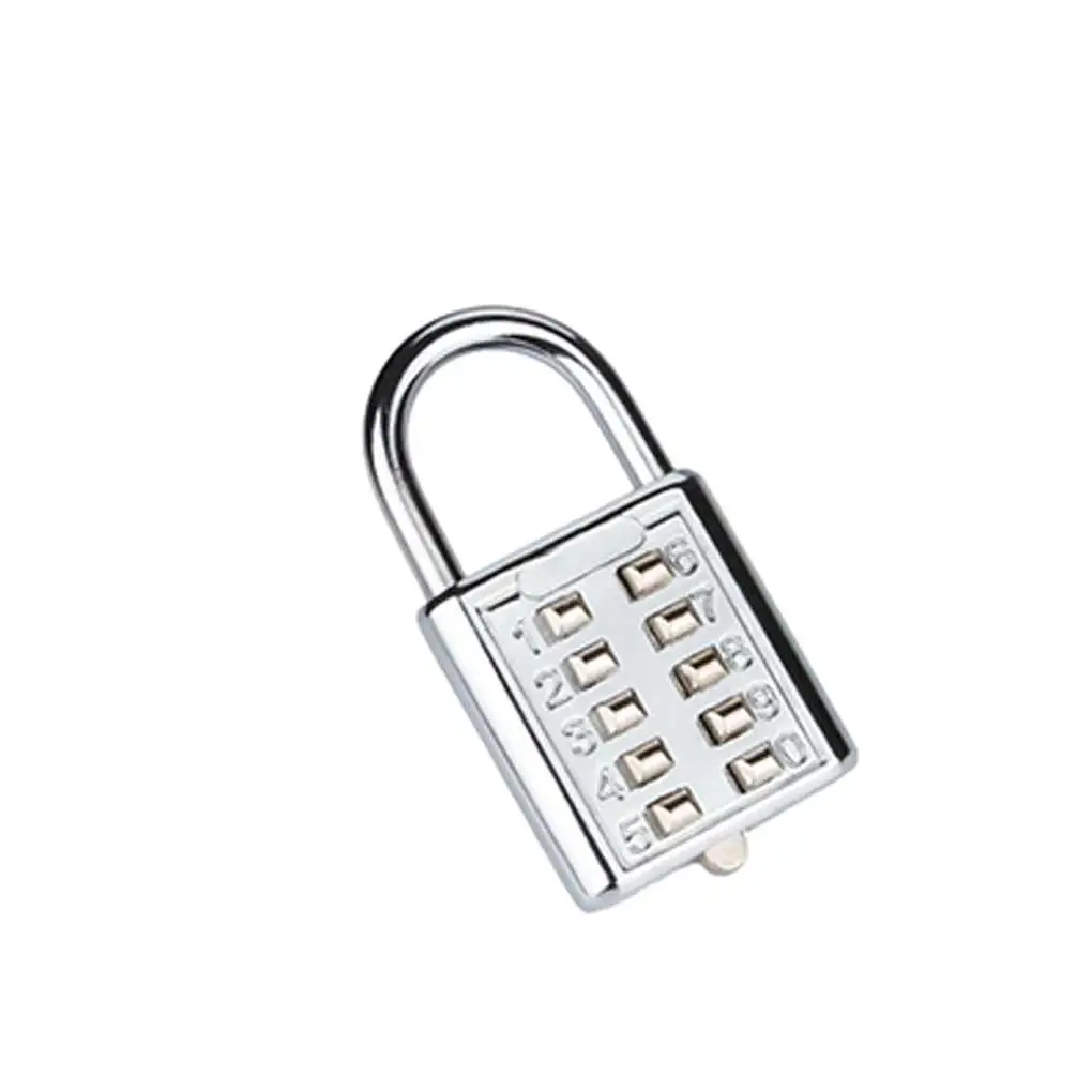 

Combination Lock Zinc Alloy Portable 5-Digit Locking Suitcase Padlock