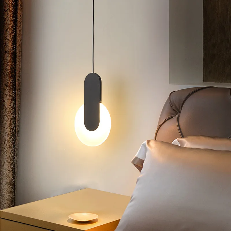 

Nordic LED Pendant Lights For Bedroom Bedside Living Dining Room Adjustable Acrylic Chandelier Home Decor Lustre Hanging lamps