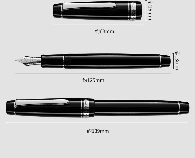 PILOT CUSTOM HERITAGE 912 中細字FM PILOT Custom Heritage 912 Fountain Pen - Black | PenSachi