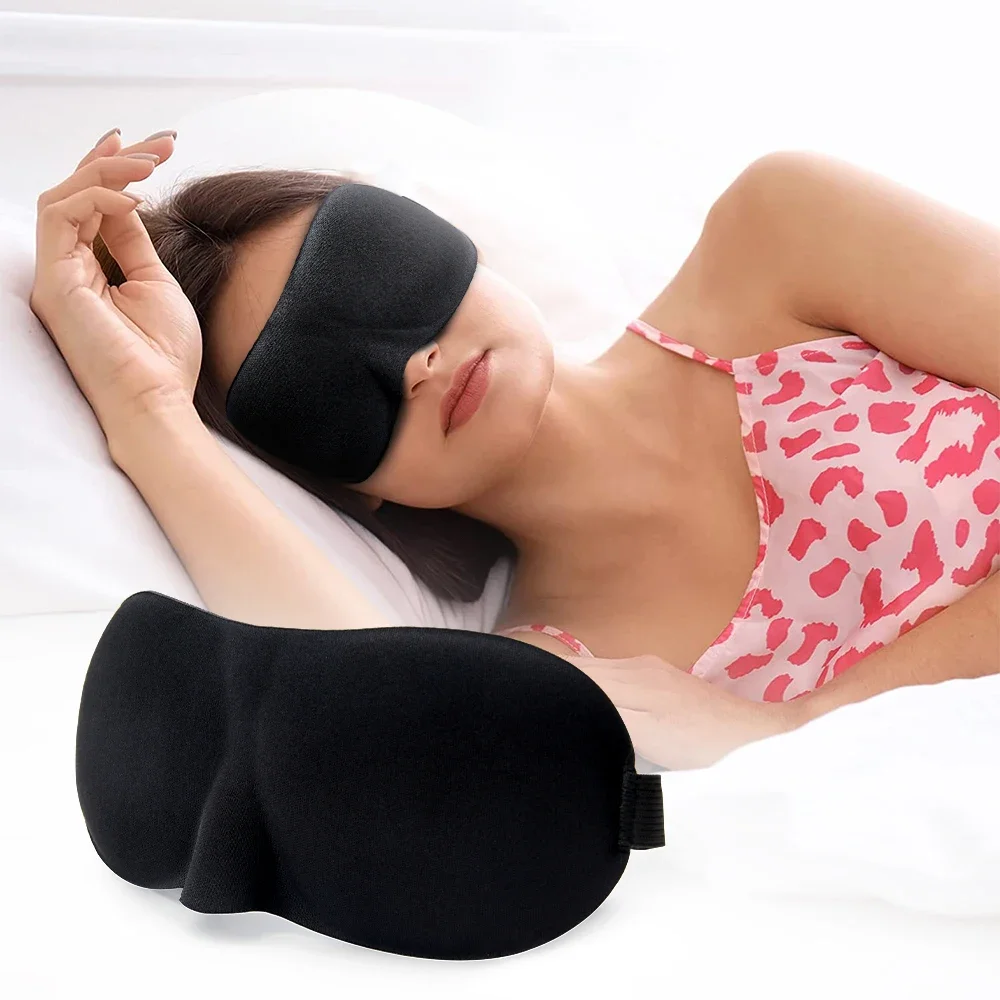 Eye Mask 3D Sleep Blindfold Soft Memory Foam for Sleeping Travel Blockout Light